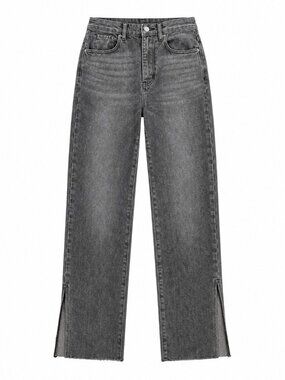 Pacsun Dad Jeans Women’s Black Button Fly  Straight Leg Size 24